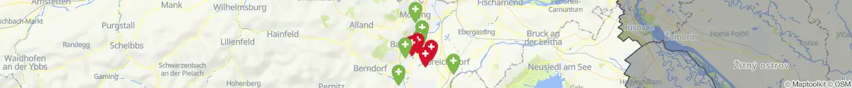 Map view for Pharmacies emergency services nearby Trumau (Baden, Niederösterreich)